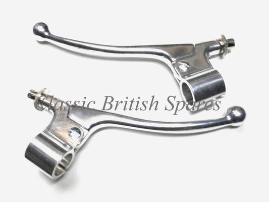 Triumph BSA Amal Style Alloy Clutch & Brake Lever Set