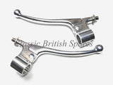 Triumph BSA Amal Style Alloy Clutch & Brake Lever Set