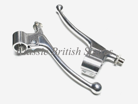 Triumph BSA Amal Style Alloy Clutch Brake Lever Set