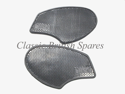 BSA Gas Tank Rubber Knee Pad Set - 82-9722 & 82-9723 - 1968-70 - A65F / B25 / B44SS / C25