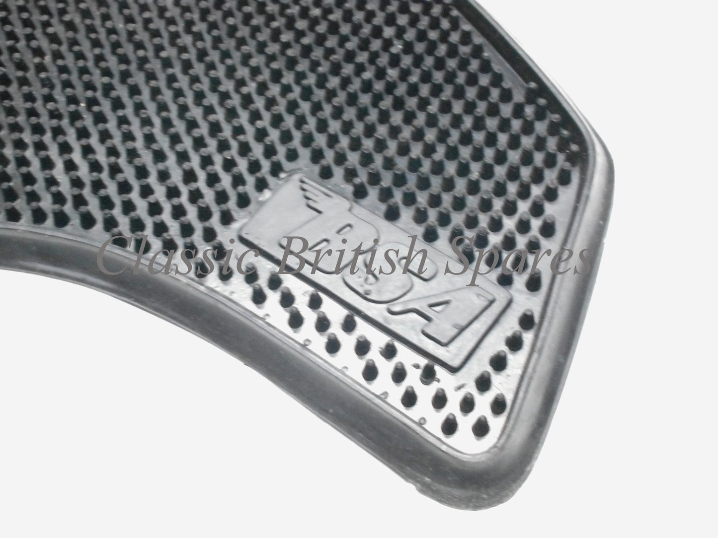 BSA Gas Tank Rubber Knee Pad Set - 82-9722 & 82-9723 - 1968-70 - A65F / B25 / B44SS / C25