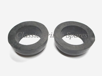 Triumph Upper Fork Tube Rubber Boots (2) - 97-4461 - 1973-82 - TR7 / T140 / T150 / TSS