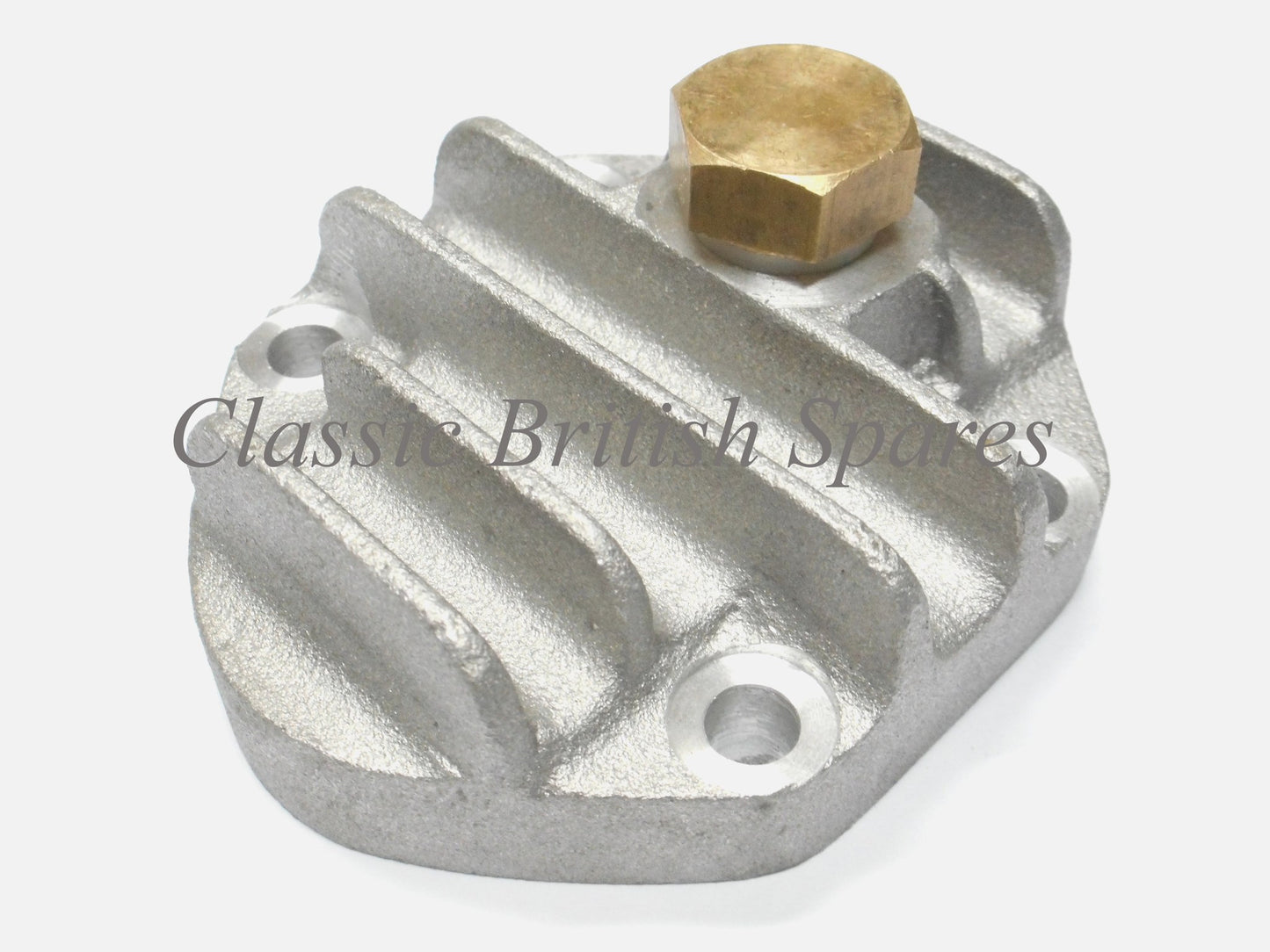 BSA Engine Alloy Finned Sump Plate W/ Magnetic Plug (1) - B31 / B32 / B33 / M20
