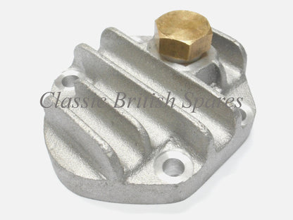 BSA Engine Alloy Finned Sump Plate W/ Magnetic Plug (1) - B31 / B32 / B33 / M20