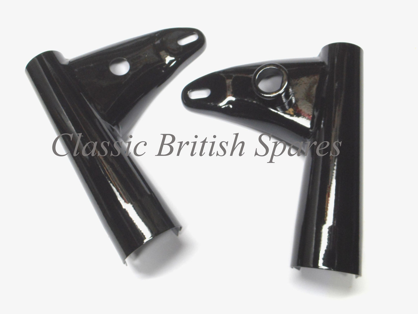 Triumph Headlight Fork Ear Bracket Set 97-2161 & 97-2162 1968-70 T90 T100 T120