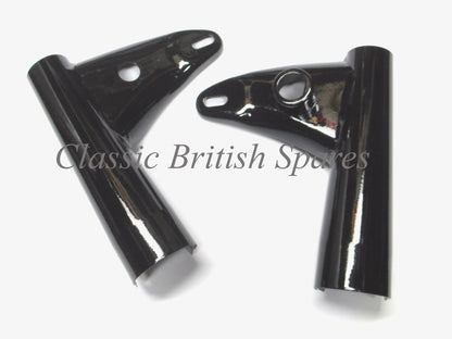 Triumph Headlight Fork Ear Bracket Set 97-2161 & 97-2162 1968-70 T90 T100 T120