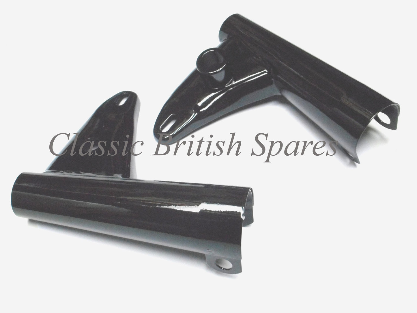 Triumph Headlight Fork Ear Bracket Set 97-2161 & 97-2162 1968-70 T90 T100 T120