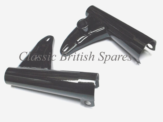 Triumph Headlight Fork Ear Bracket Set 97-2161 & 97-2162 1968-70 T90 T100 T120