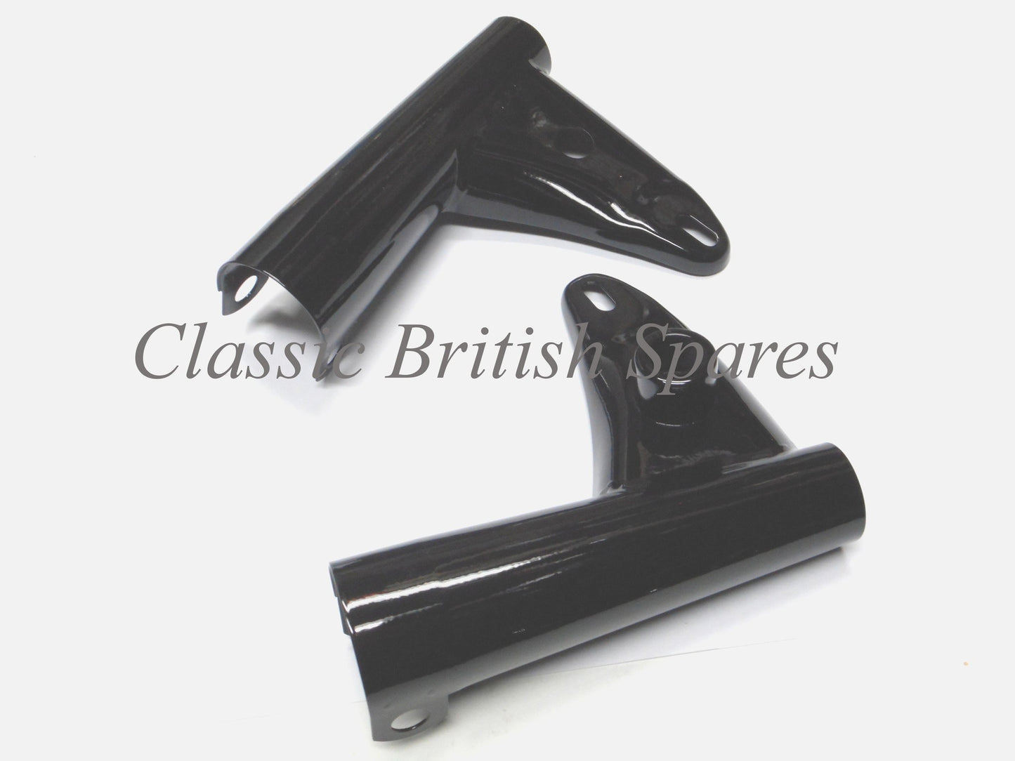 Triumph Headlight Fork Ear Bracket Set 97-2161 & 97-2162 1968-70 T90 T100 T120
