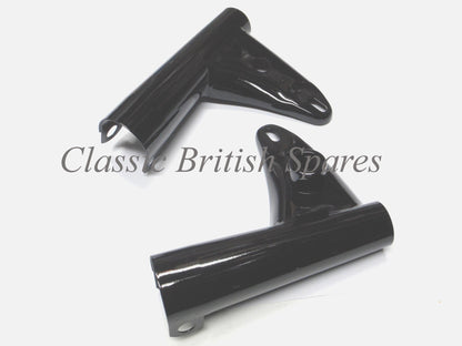 Triumph Headlight Fork Ear Bracket Set 97-2161 & 97-2162 1968-70 T90 T100 T120