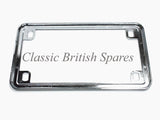 Chrome Universal Motorcycle License Plate Frame