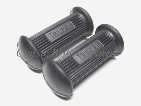Triumph Riders Front Foot Rest Rubbers (1 Pair) - 82-9279 - 1968-78 - T120 / T140 / T150 / TR6
