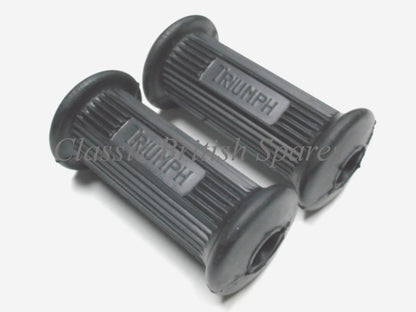 Triumph Riders Front Foot Rest Rubbers (1 Pair) - 82-9279 - 1968-78 - T120 / T140 / T150 / TR6