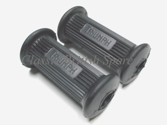Triumph Riders Front Foot Rest Rubbers (1 Pair) - 82-9279 - 1968-78 - T120 / T140 / T150 / TR6
