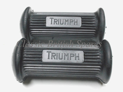 Triumph Riders Front Foot Rest Rubbers (1 Pair) - 82-9279 - 1968-78 - T120 / T140 / T150 / TR6