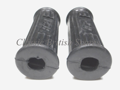 BSA Riders Footrest Rubber Set W/ Logo - 82-9602 - 1969-72 - A50 / A65 / B25 / C25