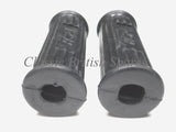 BSA Riders Footrest Rubber Set W/ Logo - 82-9602 - 1969-72 - A50 / A65 / B25 / C25