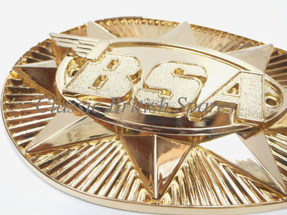 BSA Metal Gas Tank Badge Set 82-9695 & 82-9696 - 1968-70-  A65 / B25 / C25 / B44SS