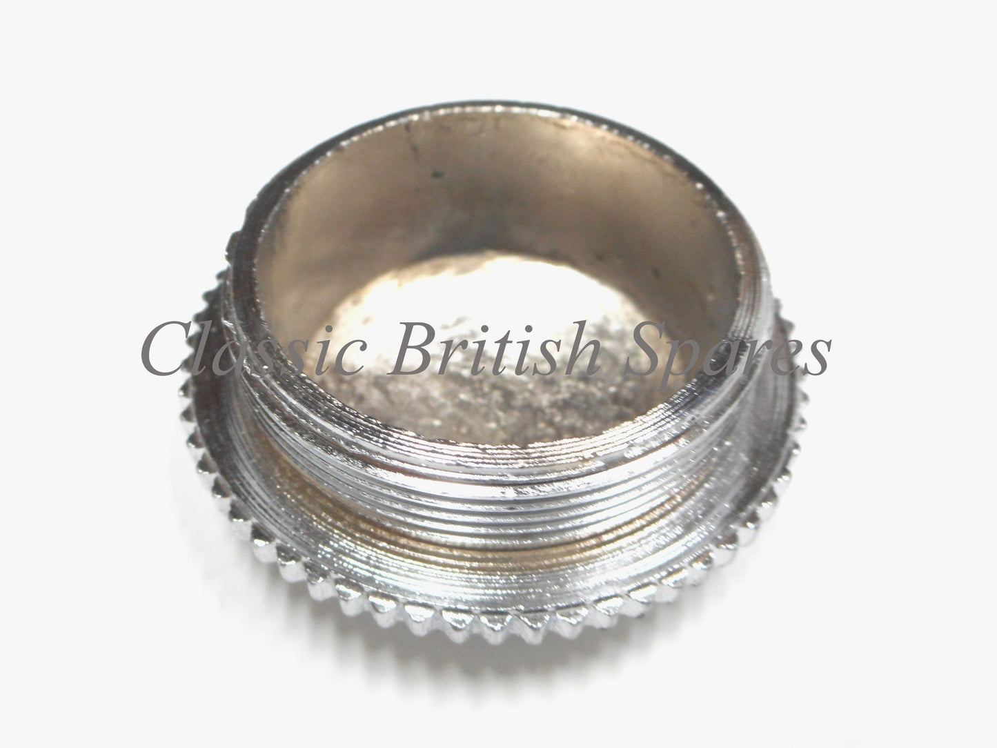 BSA "Scripted" Chrome Oil Tank Filler Cap (1) - 65-8560 / A7 / A10 / C15 / B31 / B32 / B40
