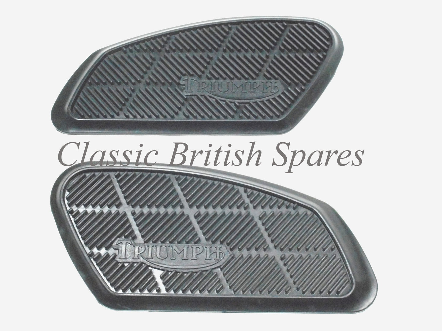 Triumph Gas Tank Knee Pad Rubbers 82-8192 & 82-8193 1968-74 T100 T120 TR25W TR6