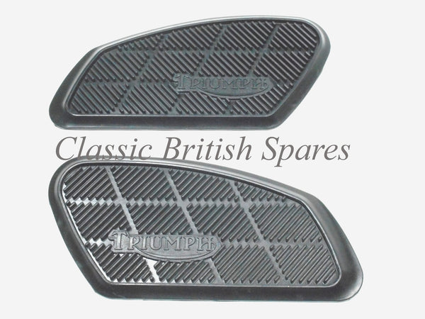 Triumph Gas Tank Knee Pad Rubbers 82-8192 & 82-8193 1968-74 T100 T120