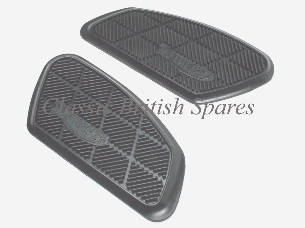 Triumph Gas Tank Knee Pad Rubbers 828192 & 828193 196874 T100 T120