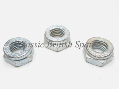 Triumph Late Alternator Mounting Locknuts (3) 14-0702 - 1969-80 - T100 / T120 / T140