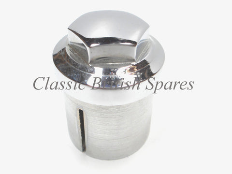 Triumph BSA Steering Stem Chrome Sleeved Nut 97-2651 1958-70 C15 B44 TR25W B25