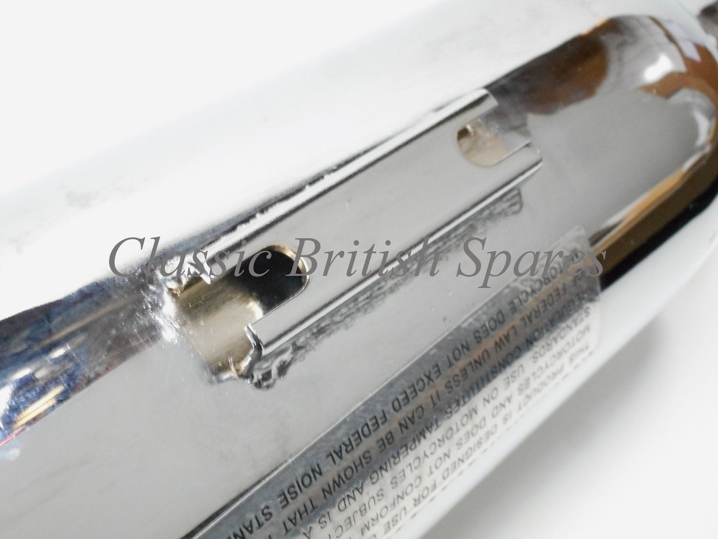 BSA "Down" Muffler / Silencer 40-2841 (1) - 1967-70 - B25 / C25 / B44SS
