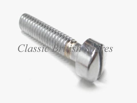 BSA Metal Gas Tank Badge Mounting Screw (1) - 82-8250 - 1968-70 - A65 / B25 / C25 / B44SS