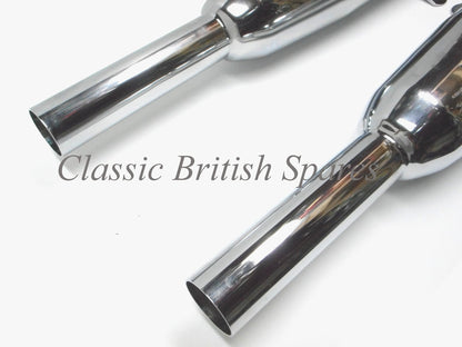 Triumph 350 / 500 Chrome Muffler Set (71-2017 & 71-2018) - 1957-74 - T90 / T100