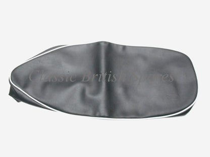 BSA A50 / A65 Black Seat Cover W/ White Piping (1) 19-5302 - 1962-65