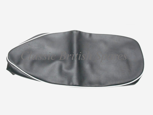BSA A50 / A65 Black Seat Cover W/ White Piping (1) 19-5302 - 1962-65