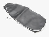 BSA A50 / A65 Black Seat Cover W/ White Piping (1) 19-5302 - 1962-65