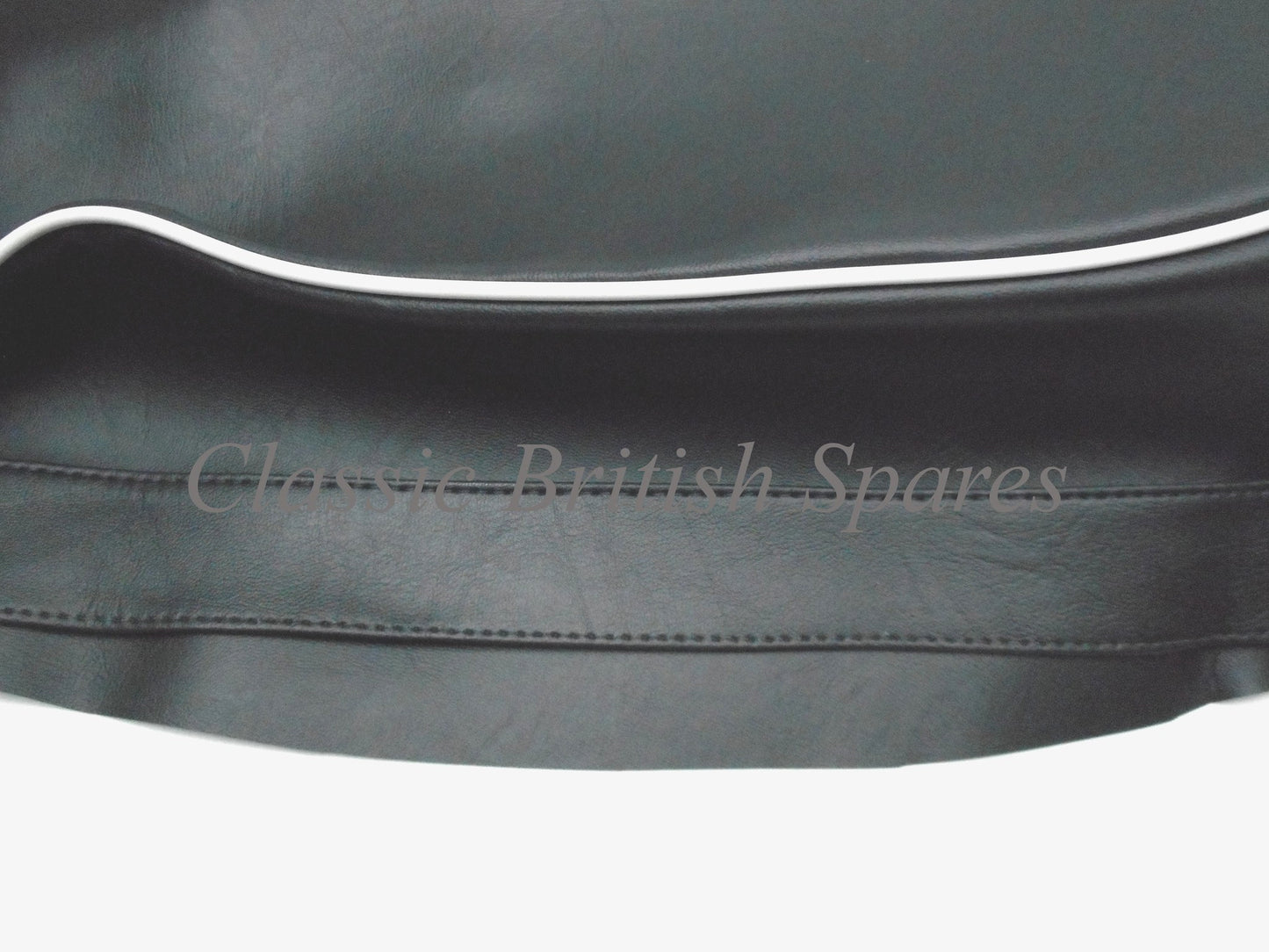 BSA A50 / A65 Black Seat Cover W/ White Piping (1) 19-5302 - 1962-65