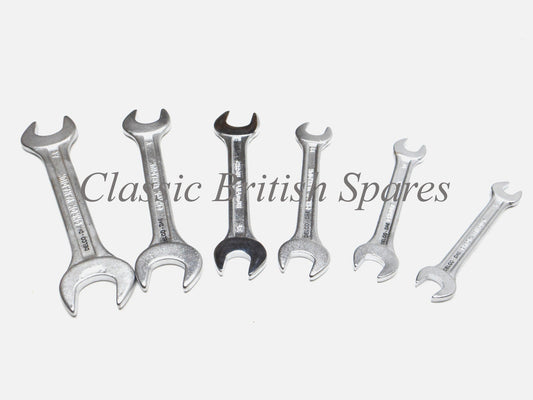 Whitworth 6- Piece Open End Spanner / Wrench Set