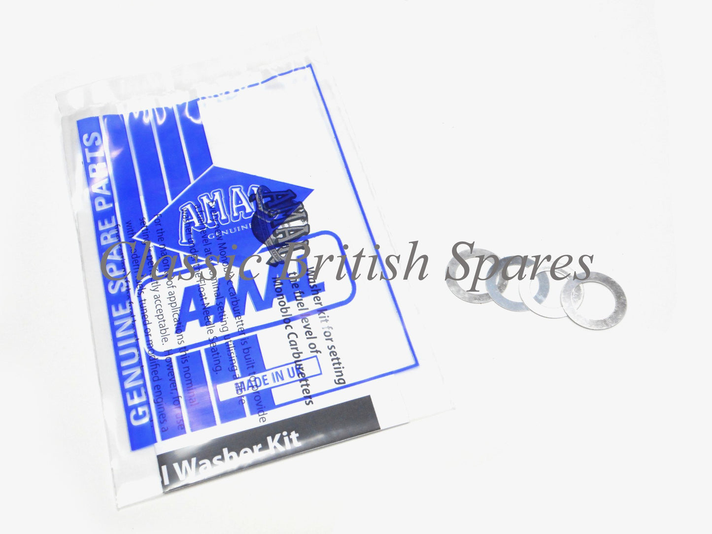 Genuine Amal Monobloc Float Level Height Shim Kit