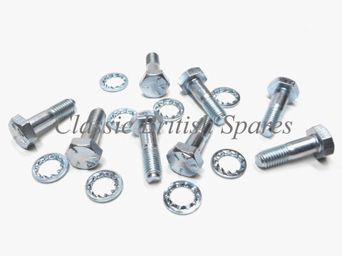 Triumph Twins Rear Sprocket To Hub Mounting Bolt & Washers - 1969-74