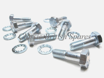 Triumph Twins Rear Sprocket To Hub Mounting Bolt & Washers - 1969-74