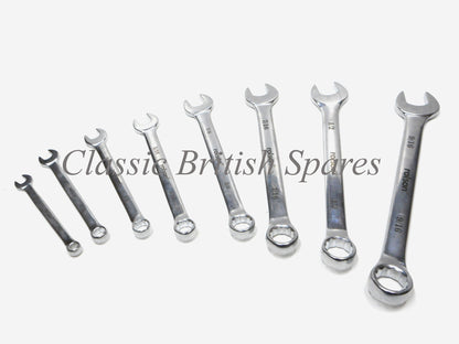Whitworth Combo 8 Piece Wrench Set - Rolson