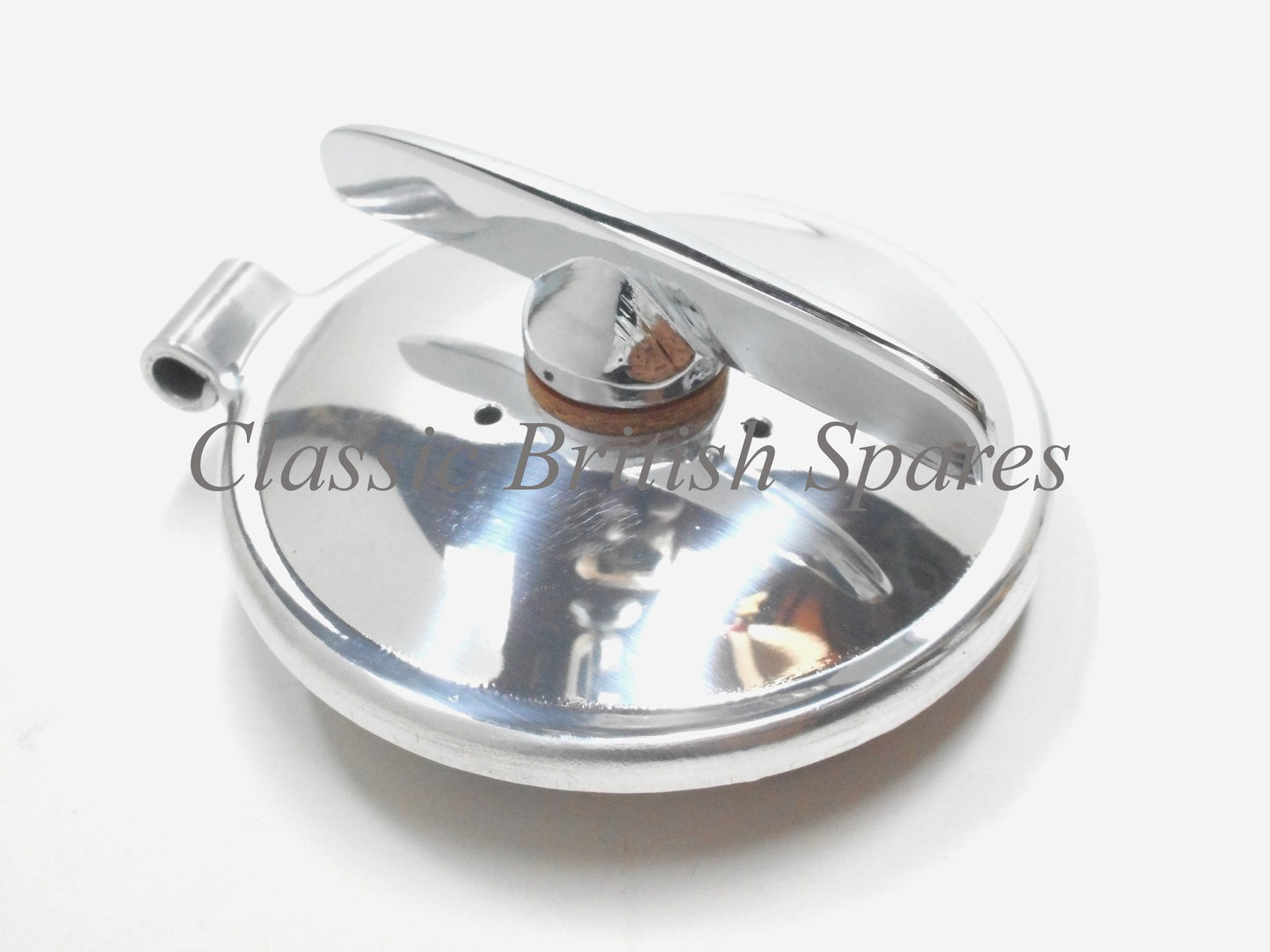 BSA 2 1/2" Gas Tank "Winged" Alloy Filler Cap (1) - 68-8083 A50 / A65 / A7 / A10