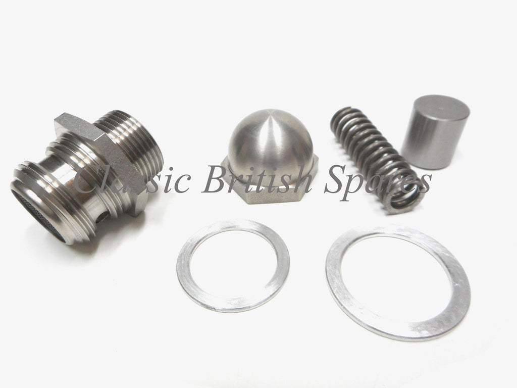 Triumph / BSA Stainless Oil Pressure Relief Valve 713447