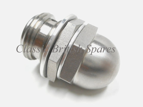 Triumph / BSA Stainless Oil Pressure Relief Valve (Complete) - 71-3447S - A65 / T120 / T140