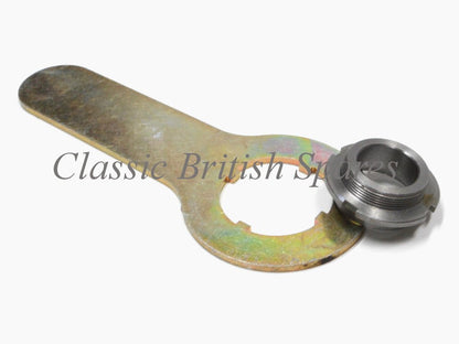 Triumph Lower Fork Tube Bush Nut Spanner Wrench Tool - 60-0527 T100 T120 TR6 T150