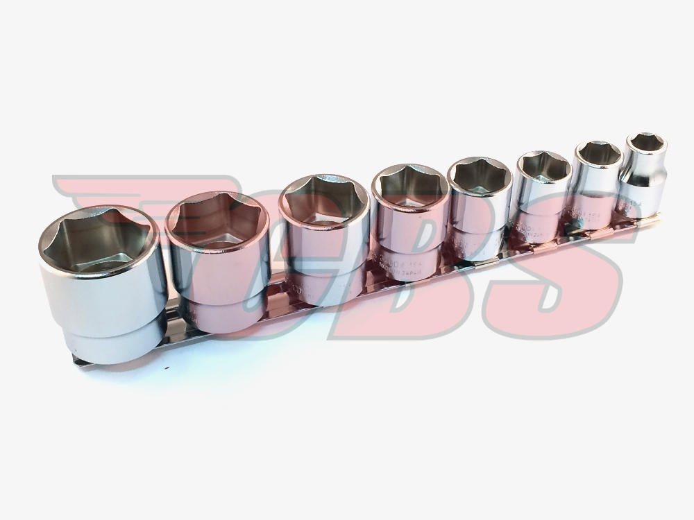 SOCKET SET BY KOKEN 3/8" DRIVE 6 POINT 8 PIECE