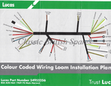 1969-1970 BSA Wiring Diagram For A50 & A65