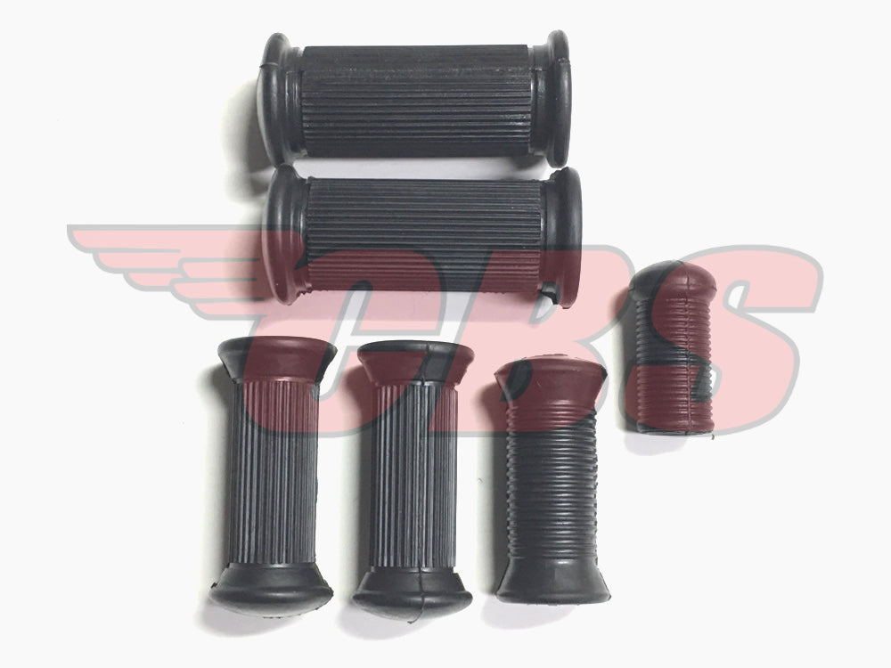 Norton Commando Complete Footrest Rubber Set - WW71119