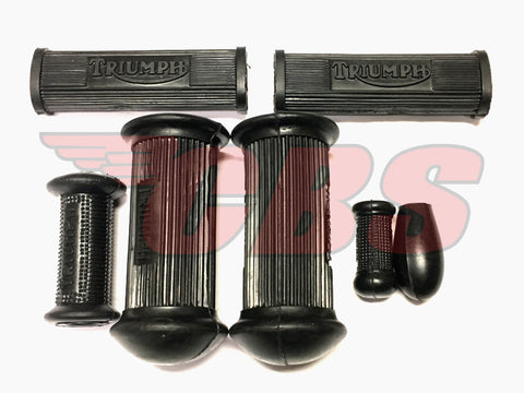 Triumph Footrest Rubber Complete Kit - 1968-1978 - WW71123