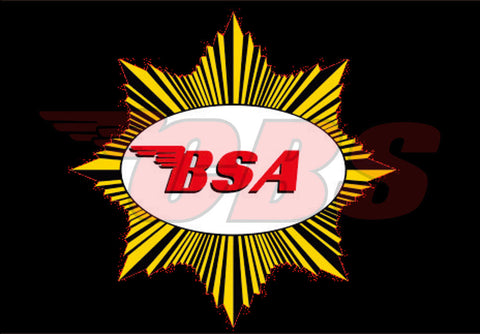 BSA Goldstar Flag - Black