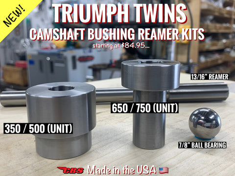 CBS Camshaft Reamer Kits - Triumph 500 / 650 / 750